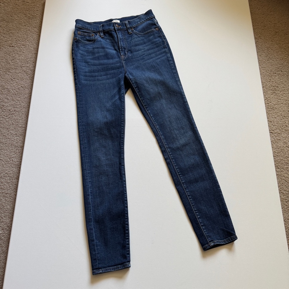 J. Crew Signature Stretch High-Rise Skinny Jean Classic Wash Size 28 Style G7357